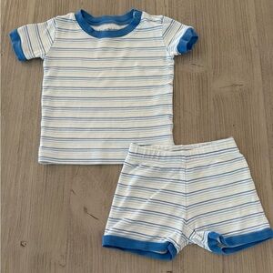 Kids Shorts Set in Blues Stripe